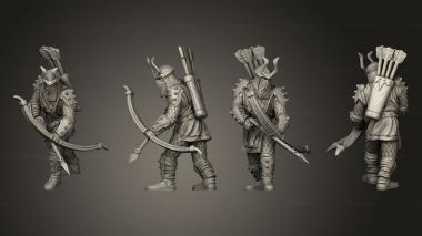 Military figurines Dwarf Easterling F 3d model