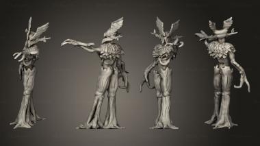 Military figurines Dwarf F Creature C 3d model