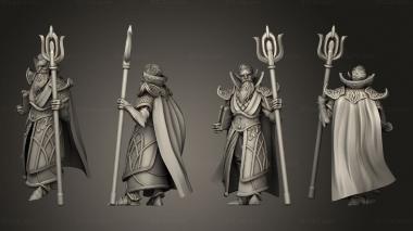 Military figurines Dwarf HE Male Mage v 1 3d model