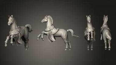 Military figurines Dwarf Horse 2 3d model