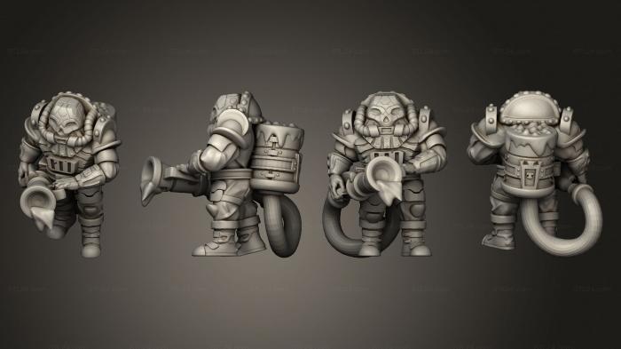 Military figurines (Dwarf lawbringer v 1, STKW_5590) 3D models for cnc