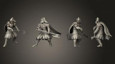 Military figurines Dwarf Lion Clan B 3d model