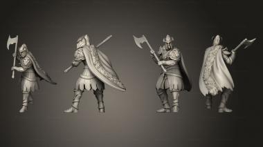 Military figurines Dwarf Lion Clan E 3d model
