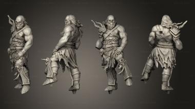 Military figurines Dwarf MARAUDER A BODY 3d model