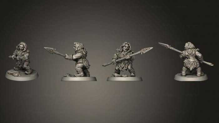 Military figurines (Dwarf Mountaineer  05, STKW_5616) 3D models for cnc