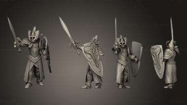 Military figurines Dwarf Pose 2 3d model