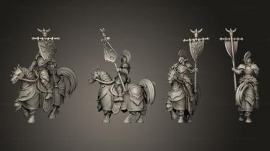 Military figurines Dwarf Rider 2 3d model