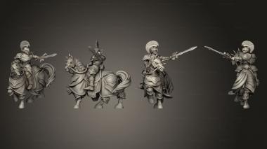 Military figurines Dwarf Rider 4 3d model