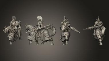 Military figurines Dwarf Rider 5 3d model