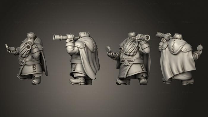 Military figurines (Dwarf Scope Guy v 1, STKW_5656) 3D models for cnc