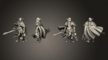 Military figurines Dwarf Soldier 4 3d model