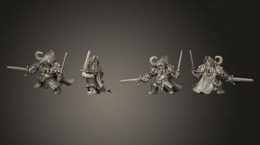 Military figurines Dwarf Warrior ver 2 3d model