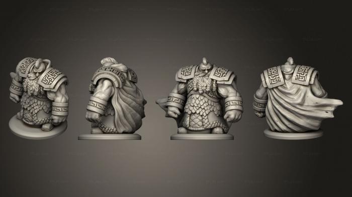Military figurines (dwarven infantry 02, STKW_5686) 3D models for cnc