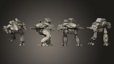Military figurines EBJ Prime 4 3d model