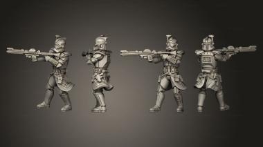 Military figurines Echo Action ARC 001 3d model