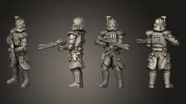 Military figurines Echo Action ARC 003 3d model