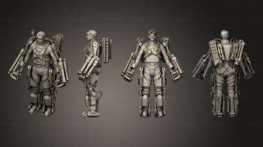 Military figurines Edge of tomorrow 3d model