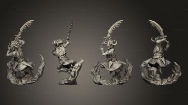Military figurines Efreeti Sword Attack Large 3d model