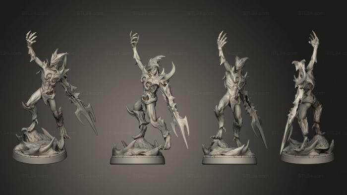 Military figurines (Ego Lesser Fiend 03, STKW_5758) 3D models for cnc