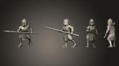 Military figurines Egypt Axe L 001 3d model
