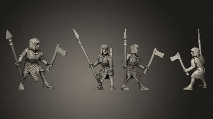 Military figurines (Egypt Axe L 002, STKW_5768) 3D models for cnc