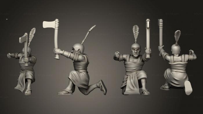 Military figurines (Egypt Axe L 004, STKW_5770) 3D models for cnc