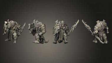 Military figurines Elder God 02 3d model