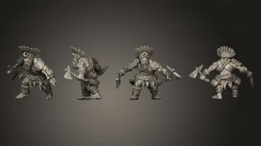 Military figurines Elder God 08 3d model