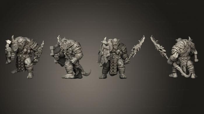 Military figurines (Elder God Bini Birot 01, STKW_5784) 3D models for cnc