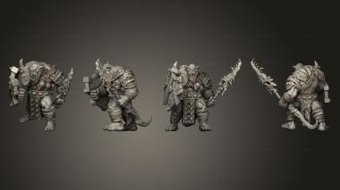 Military figurines Elder God Bini Birot 01 3d model
