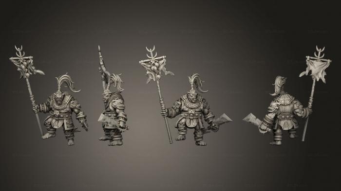 Military figurines (Elder God Bini Birot 02, STKW_5785) 3D models for cnc