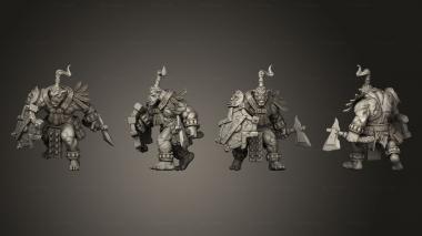 Military figurines Elder God Bini Birot 05 3d model