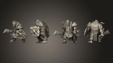 Military figurines Elder God Bini Birot 06 3d model