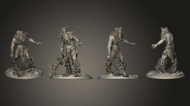 Military figurines Eldjotun Base A 3d model
