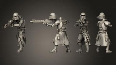 Military figurines Electro Baton Electricity 001 3d model