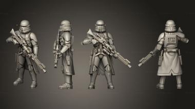 Military figurines Electro Baton Electricity 002 3d model