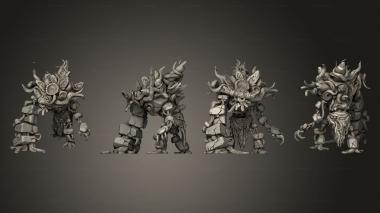 Military figurines Elemental 3d model