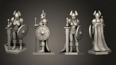 Military figurines Elf  Paladin 2 3d model