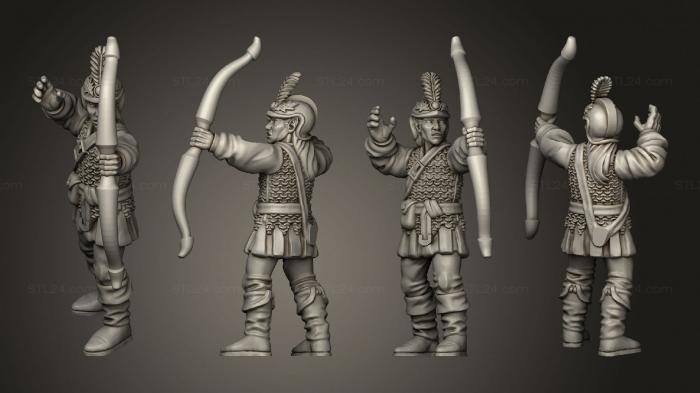 Military figurines (Elf Archers Male 02, STKW_5808) 3D models for cnc