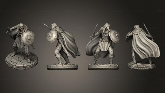 Military figurines (Elf Hero, STKW_5822) 3D models for cnc