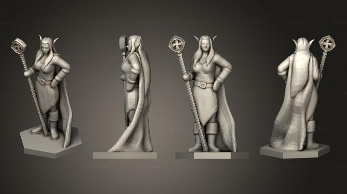 Military figurines (Elf Mage 2, STKW_5824) 3D models for cnc