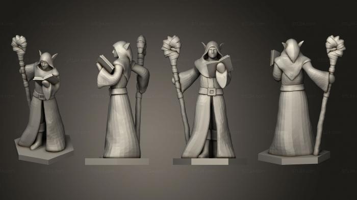 Military figurines (Elf Mage V 2, STKW_5825) 3D models for cnc