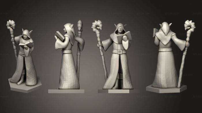 Military figurines (Elf Mage, STKW_5826) 3D models for cnc