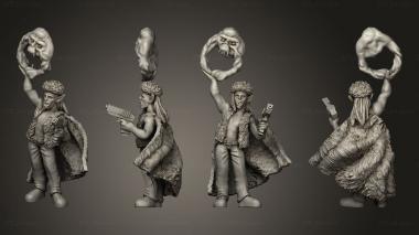 Military figurines Elf Male Street Shaman 3d model