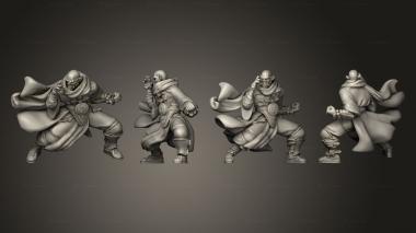 Military figurines elf monk daibo 005 3d model