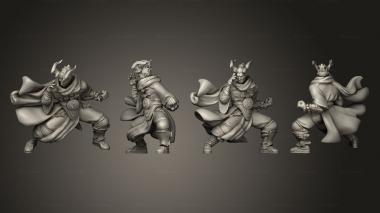 Military figurines elf monk daibo 010 3d model