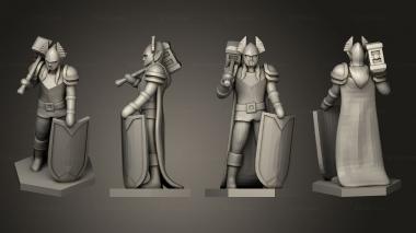 Military figurines Elf Paladin V 2 3d model