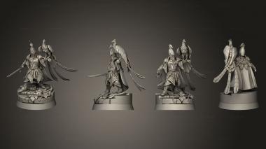Military figurines Elf Price body 3d model