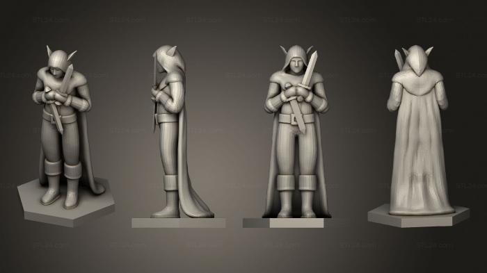 Military figurines (Elf Rogue V 2, STKW_5848) 3D models for cnc
