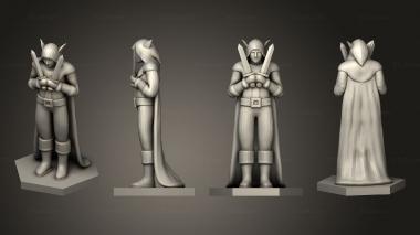 Military figurines Elf Vsymetrical 1 Rogue 3d model